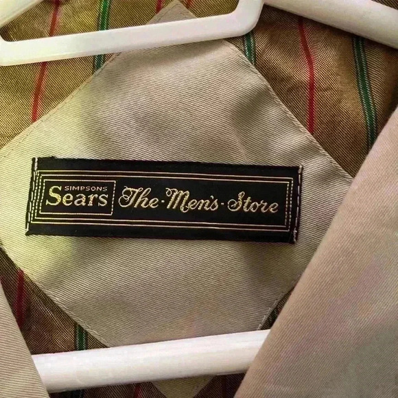 Vintage  sears trench coat - Picture 3 of 4